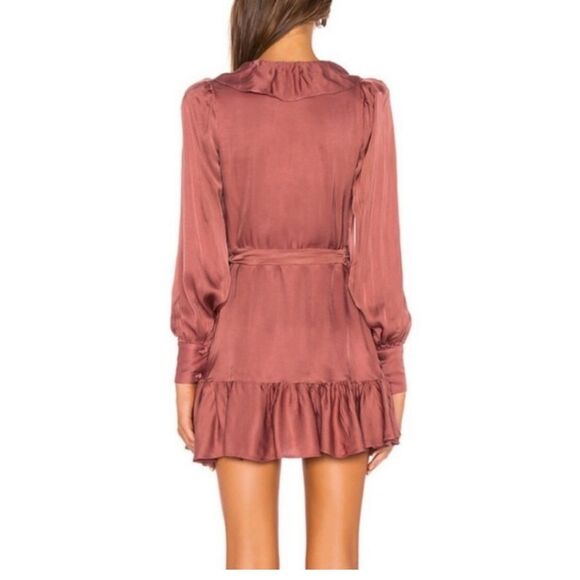 Selkie Brown Wrap Dress size S - Picture 5 of 13